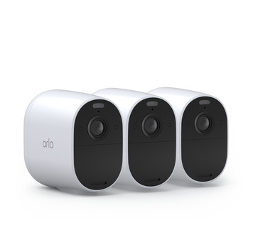 Arlo Essential Spotlight Camera, 3 Cam Kit - White
